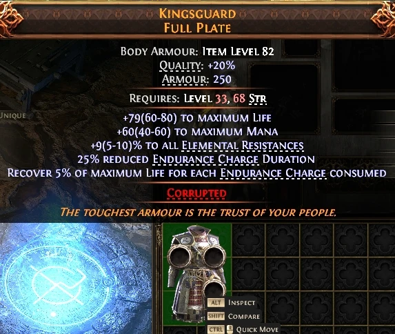 KINGSGUARDFULL PLATE