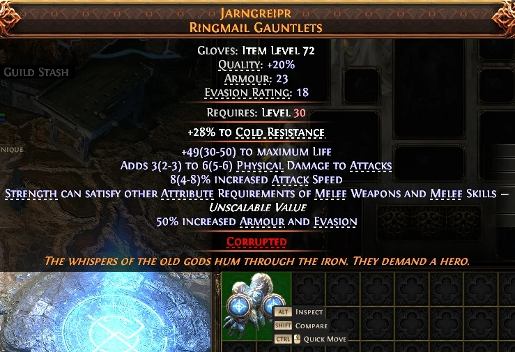 JARNGREIPRRINGMAIL GAUNTLETS