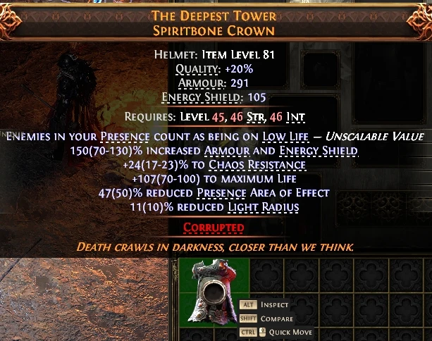 THE DEEPEST TOWERSPIRITBONE CROWN