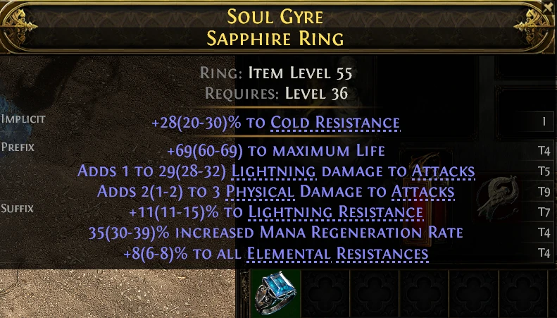 SOUL GYRE SAPPHIRE RING