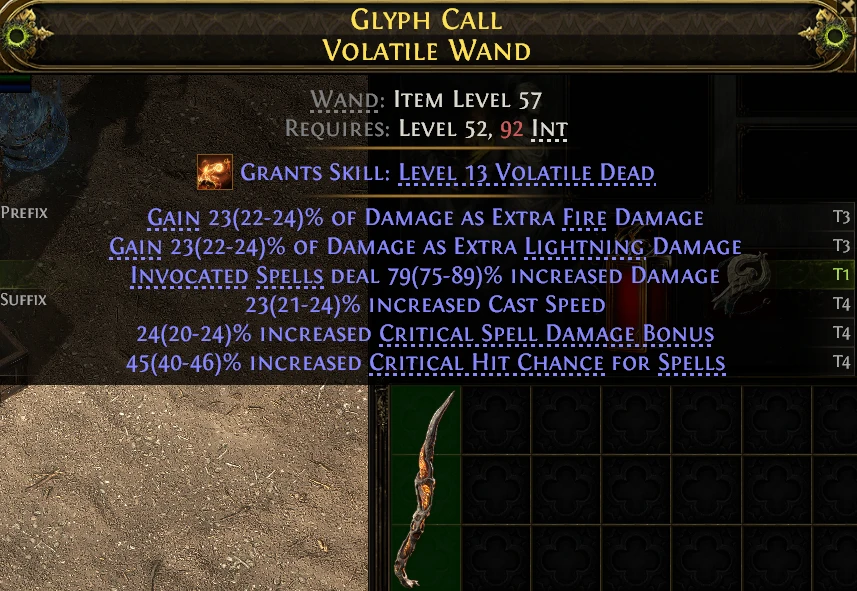 GLYPH CALL VOLATILE WAND