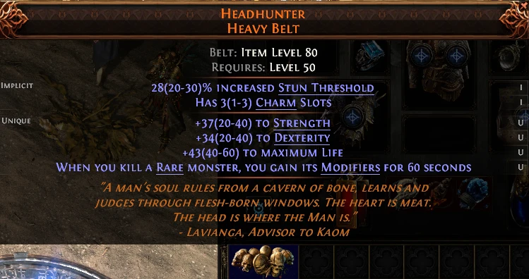 HEADHUNTER HEAVY BELT