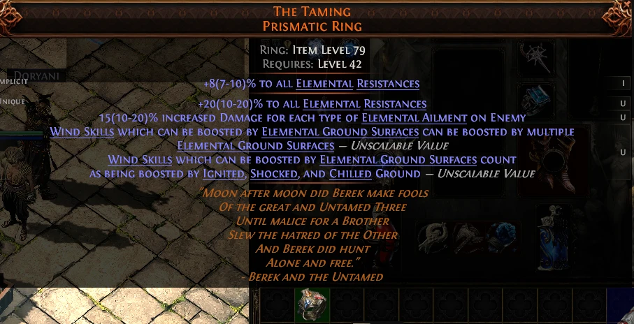 THE TAMING PRISMATIC RING