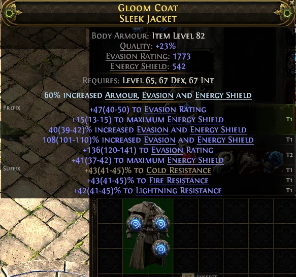 GLOOM COAT SLEEK JACKET