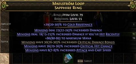 MAELSTROM LOOP SAPPHIRE RING