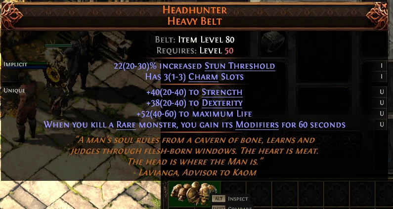 HEADHUNTER HEAVY BELT