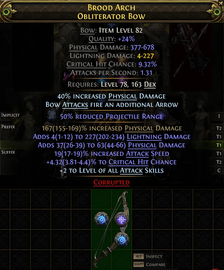 BROOD ARCH OBLITERATOR Bow