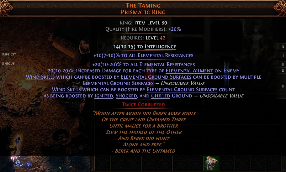 THE TAMING PRISMATIC RING