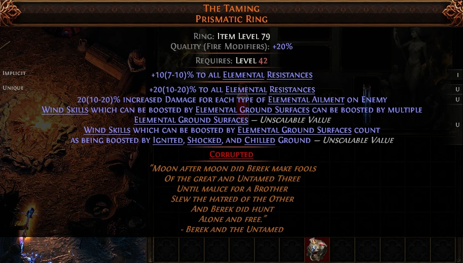THE TAMING PRISMATIC RING