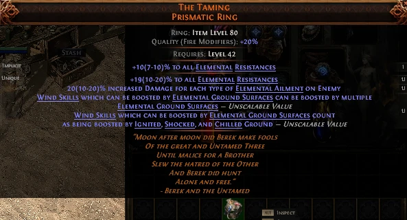 THE TAMING PRISMATIC RING
