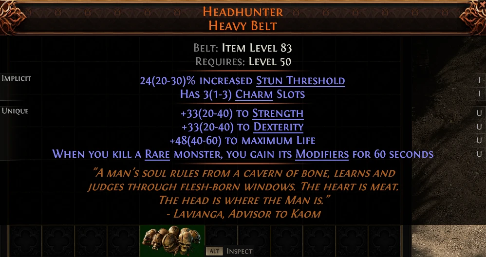 HEADHUNTER HEAVY BELT