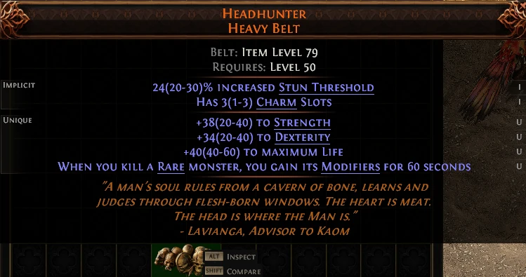 HEADHUNTER HEAVY BELT