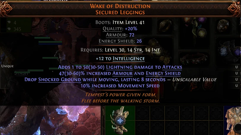 WAKE OF DESTRUCTION SECURED LEGGINGS 4