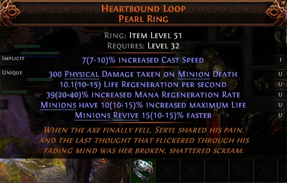 HEARTBOUND LOOP PEARL RING
