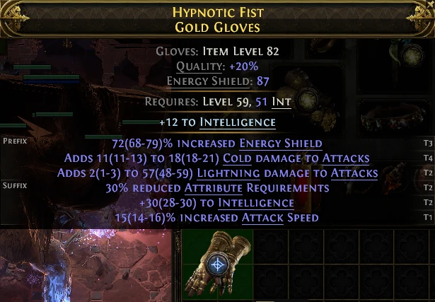 HYPNOTIC FIST GOLD GLOVES