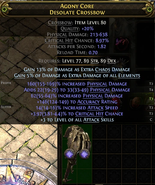 AGONY CORE DESOLATE CROSSBOW