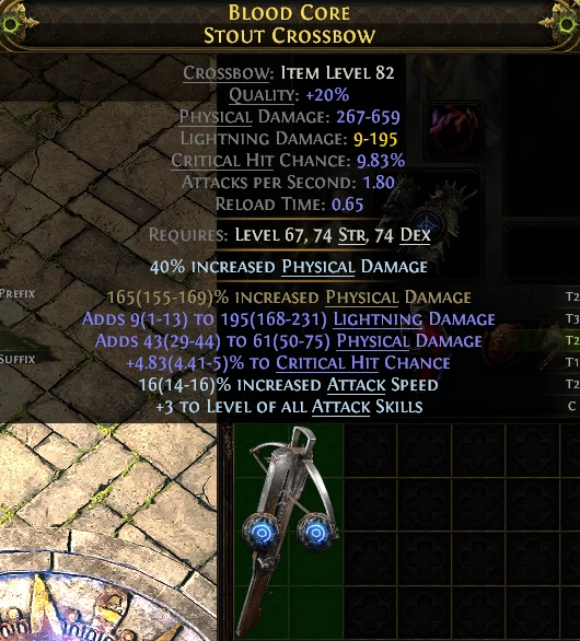 BLOOD CORE STOUT CROSSBOW