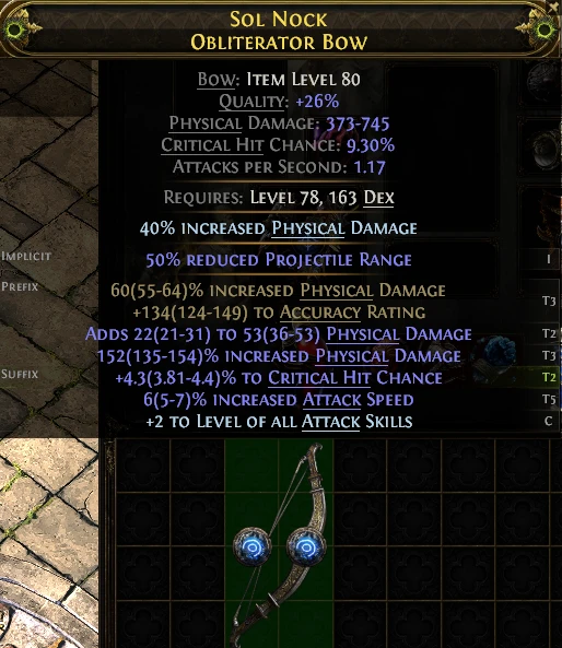SOL NOCK OBLITERATOR Bow