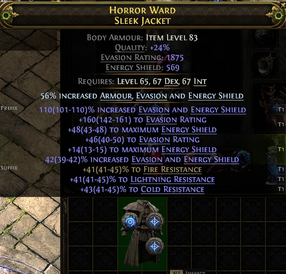 HORROR WARD SLEEK JACKET