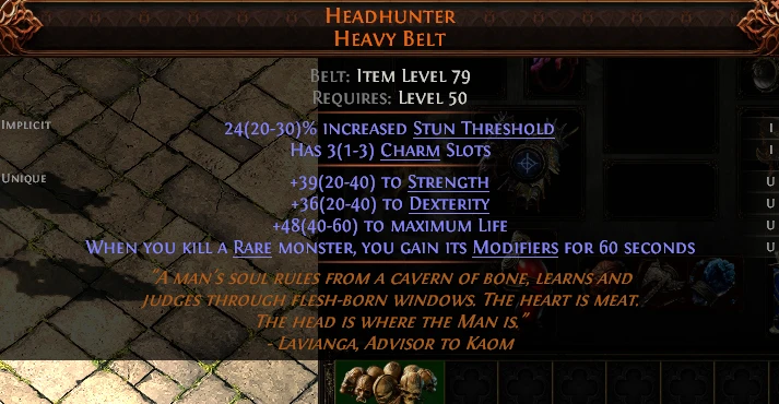 HEADHUNTER HEAVY BELT