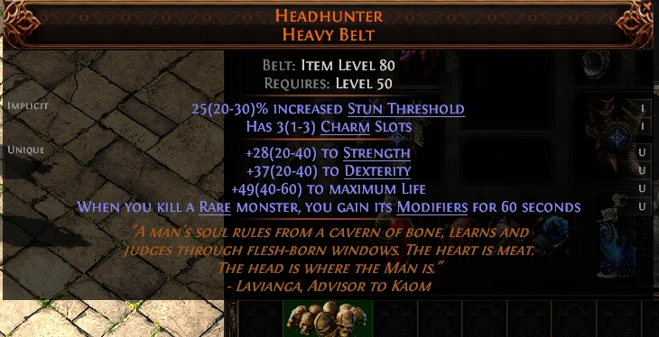 HEADHUNTER HEAVY BELT