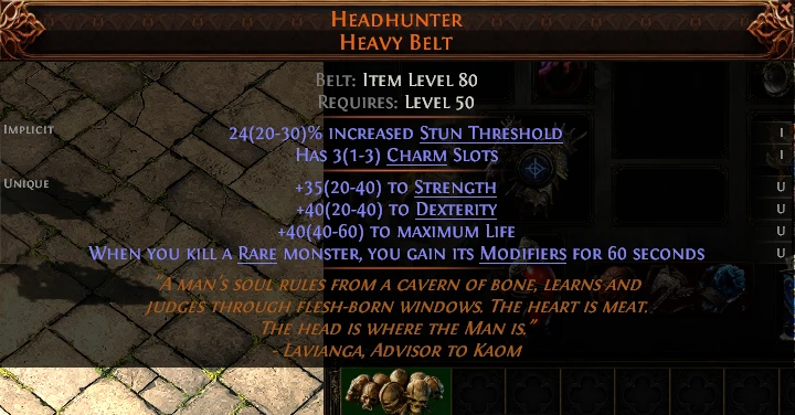 HEADHUNTER HEAVY BELT