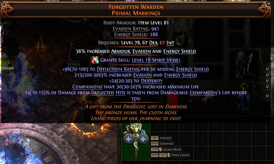 FORGOTTEN WARDEN PRIMAL MARKINGS