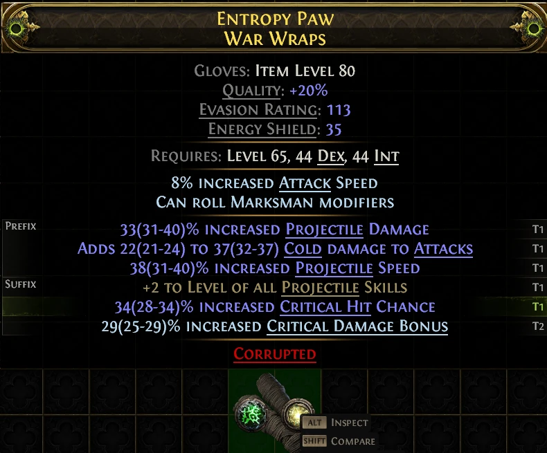 ENTROPY PAW WAR WRAPS
