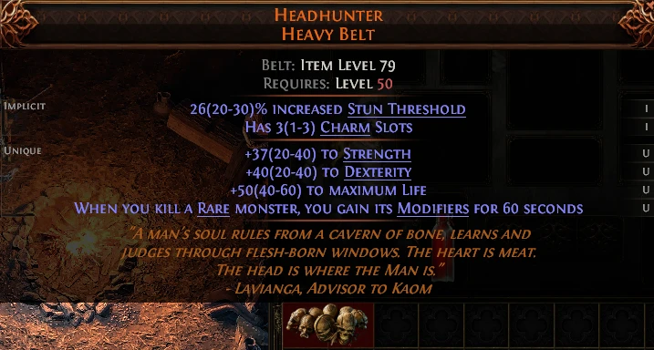 HEADHUNTER HEAVY BELT