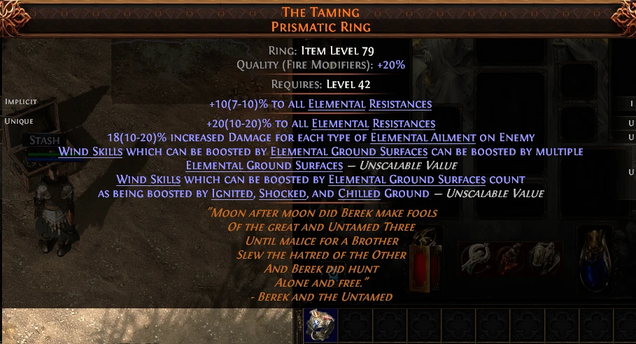 THE TAMING PRISMATIC RING