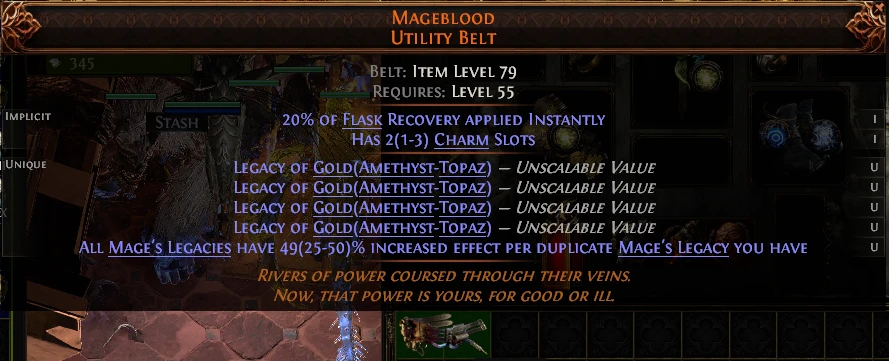 MAGEBLOOD UTILITY BELT 345