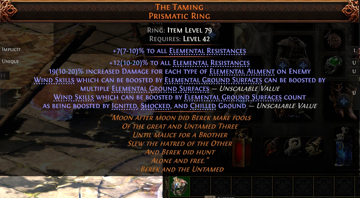 THE TAMING PRISMATIC RING