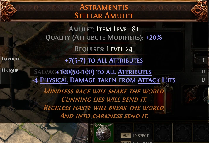 ASTRAMENTIS STELLAR AMULET