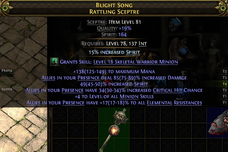BLIGHT SONG RATTLING SCEPTRE