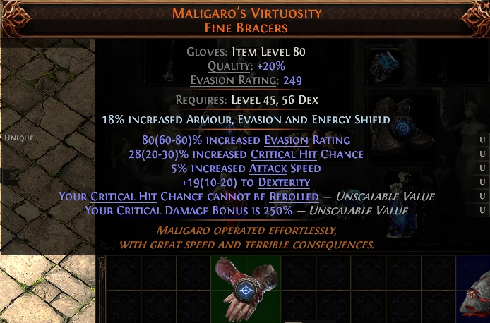 MALIGARO'S VIRTUOSITY FINE BRACERS