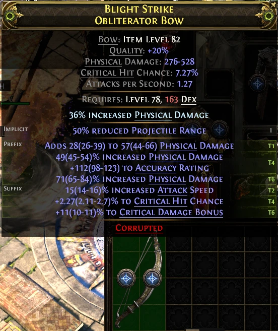 BLIGHT STRIKE OBLITERATOR Bow