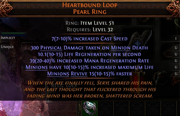 HEARTBOUND LOOP PEARL RING