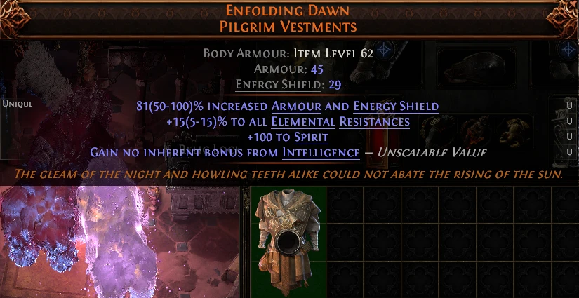 ENFOLDING DAWN PILGRIM VESTMENTS