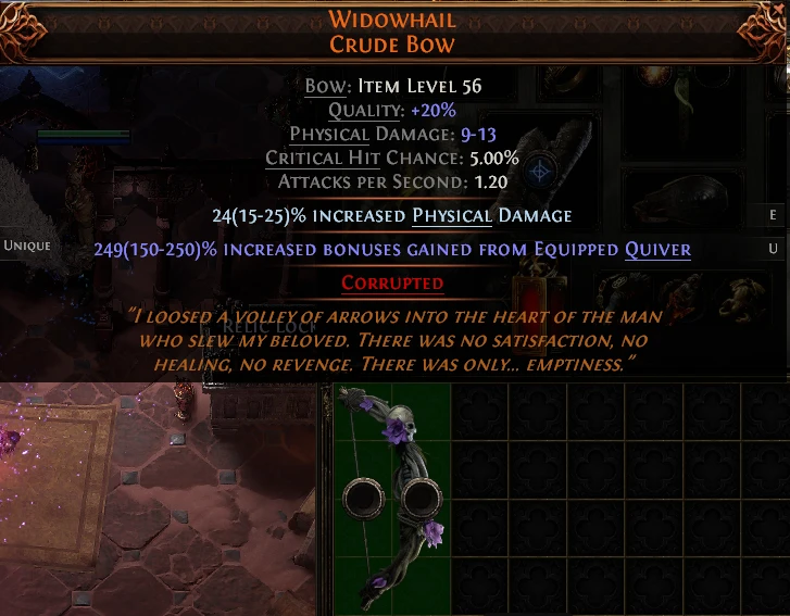 WIDOWHAIL CRUDE Bow