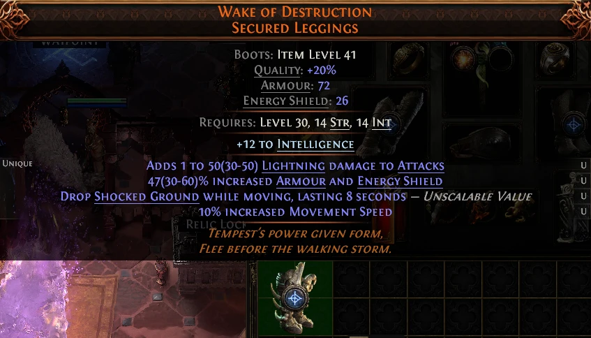 WAKE OF DESTRUCTION SECURED LEGGINGS WAII VINI