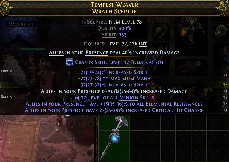 TEMPEST WEAVER WRATH SCEPTRE WAYPOINT