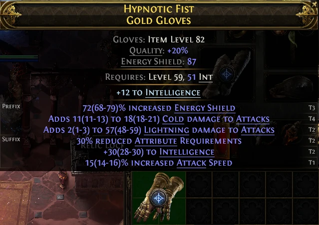 HYPNOTIC FIST GOLD GLOVES