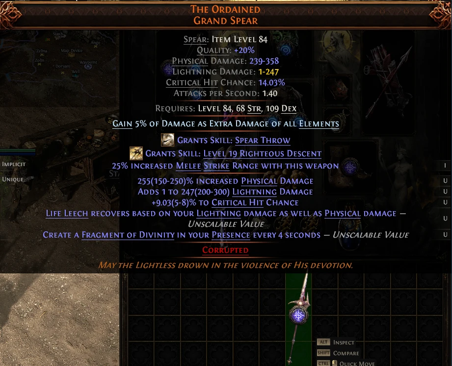 THE ORDAINED GRAND SPEAR