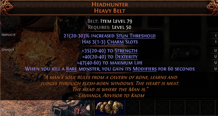 HEADHUNTER HEAVY BELT