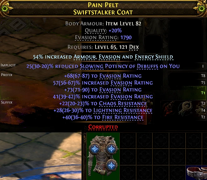 PAIN PELT SWIFTSTALKER COAT
