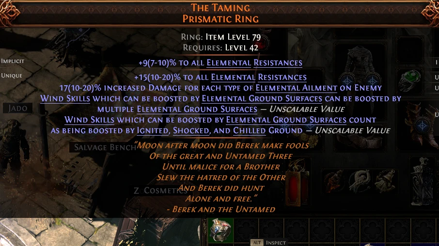 THE TAMING PRISMATIC RING