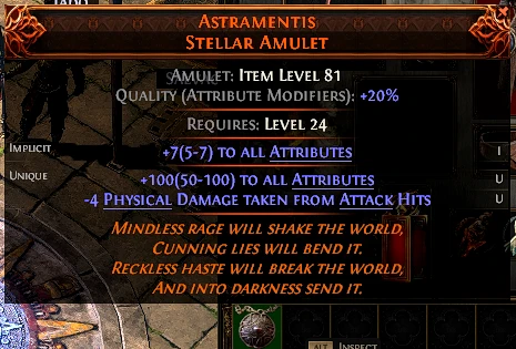 ASTRAMENTIS STELLAR AMULET