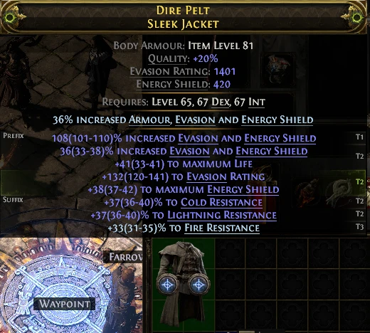 DIRE PELT SLEEK JACKET