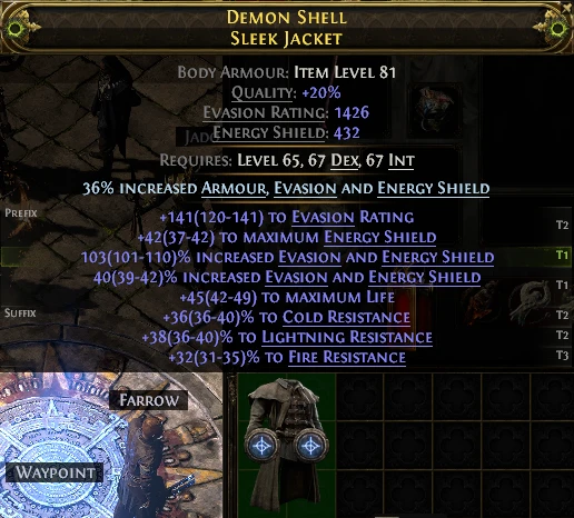 DEMON SHELL SLEEK JACKET
