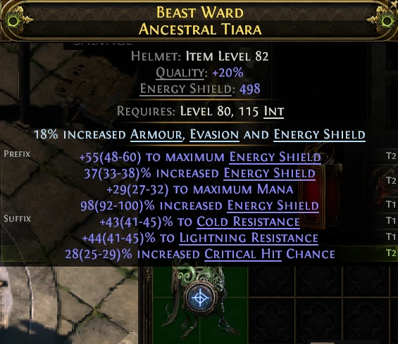 BEAST WARD ANCESTRAL TIARA